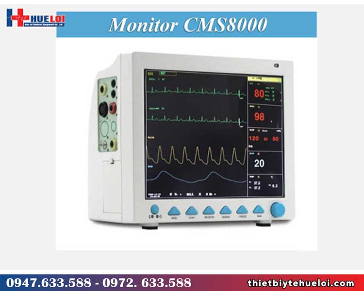 Monitor theo dõi bệnh nhân - Contec CMS8000